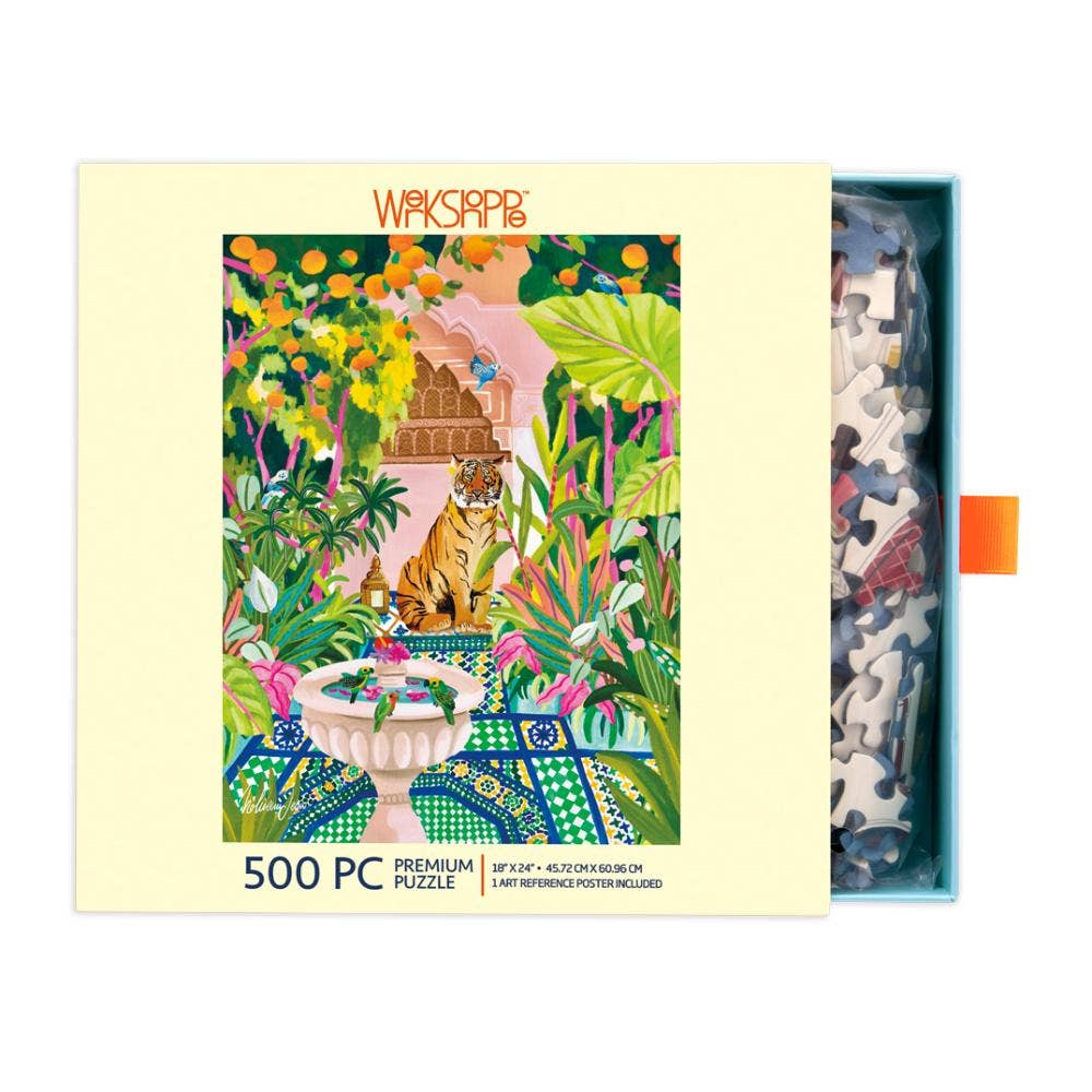 WerkShoppe Puzzle | Peaceful Oasis - Slip Box 500 Pc