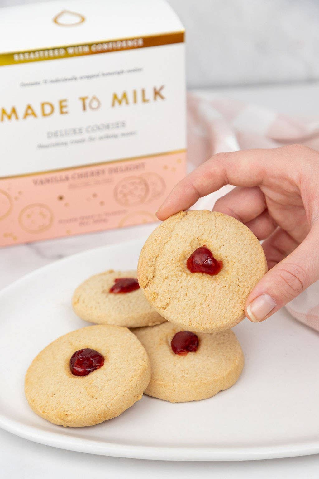 Made to Milk | Vanilla Cherry Delight Cookie