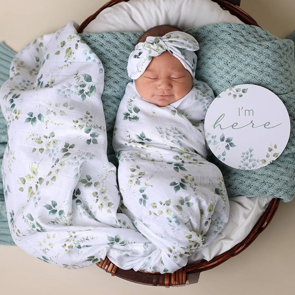 Snuggle Hunny | Organic Muslin Wrap | Eden