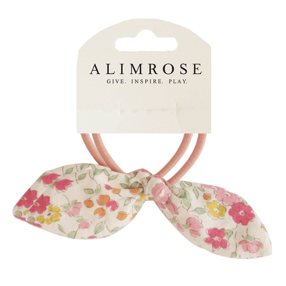 Alimrose Bunny Hair Ties Set Rose Garden