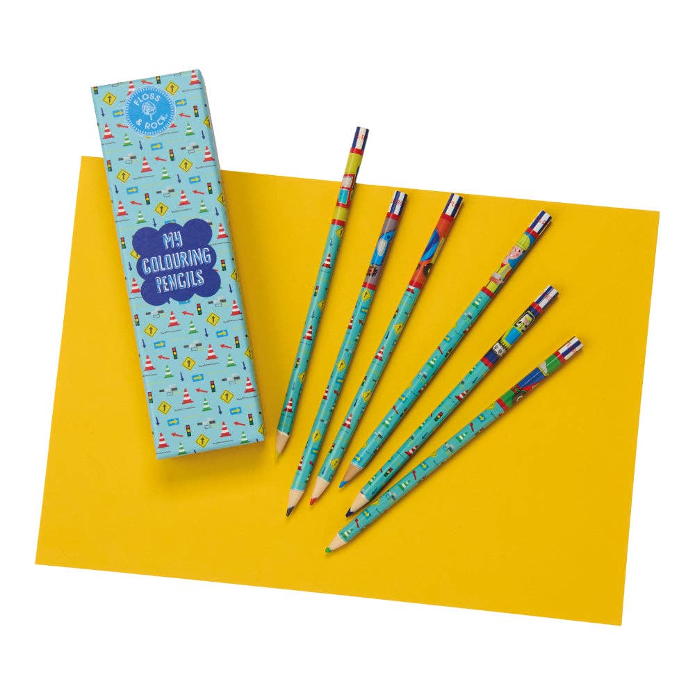 Floss & Rock My Colouring Pencils | Construction