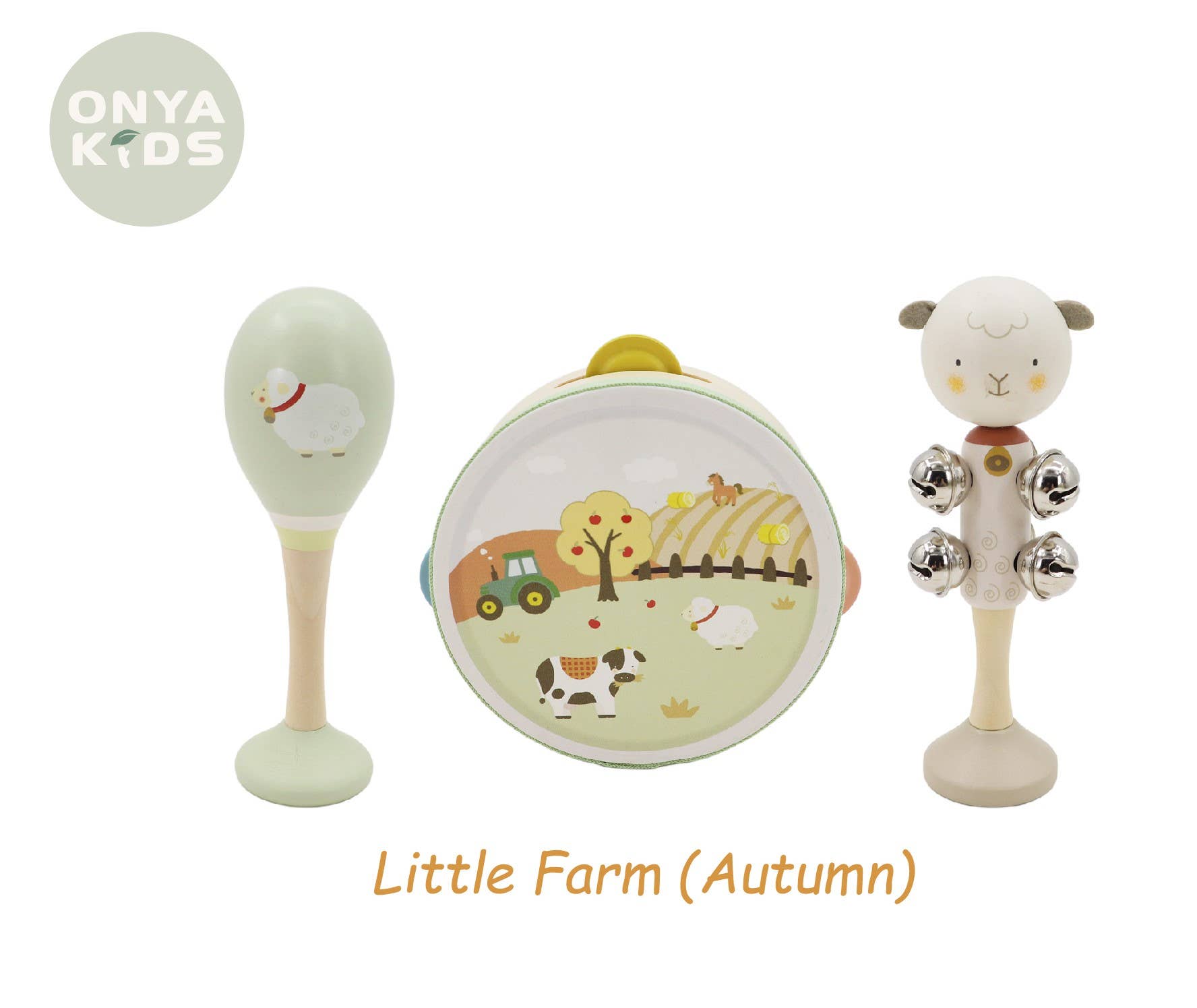 ToysLink - Onya Kids 3pcs Farm Music Set-Autumn (Sheep)