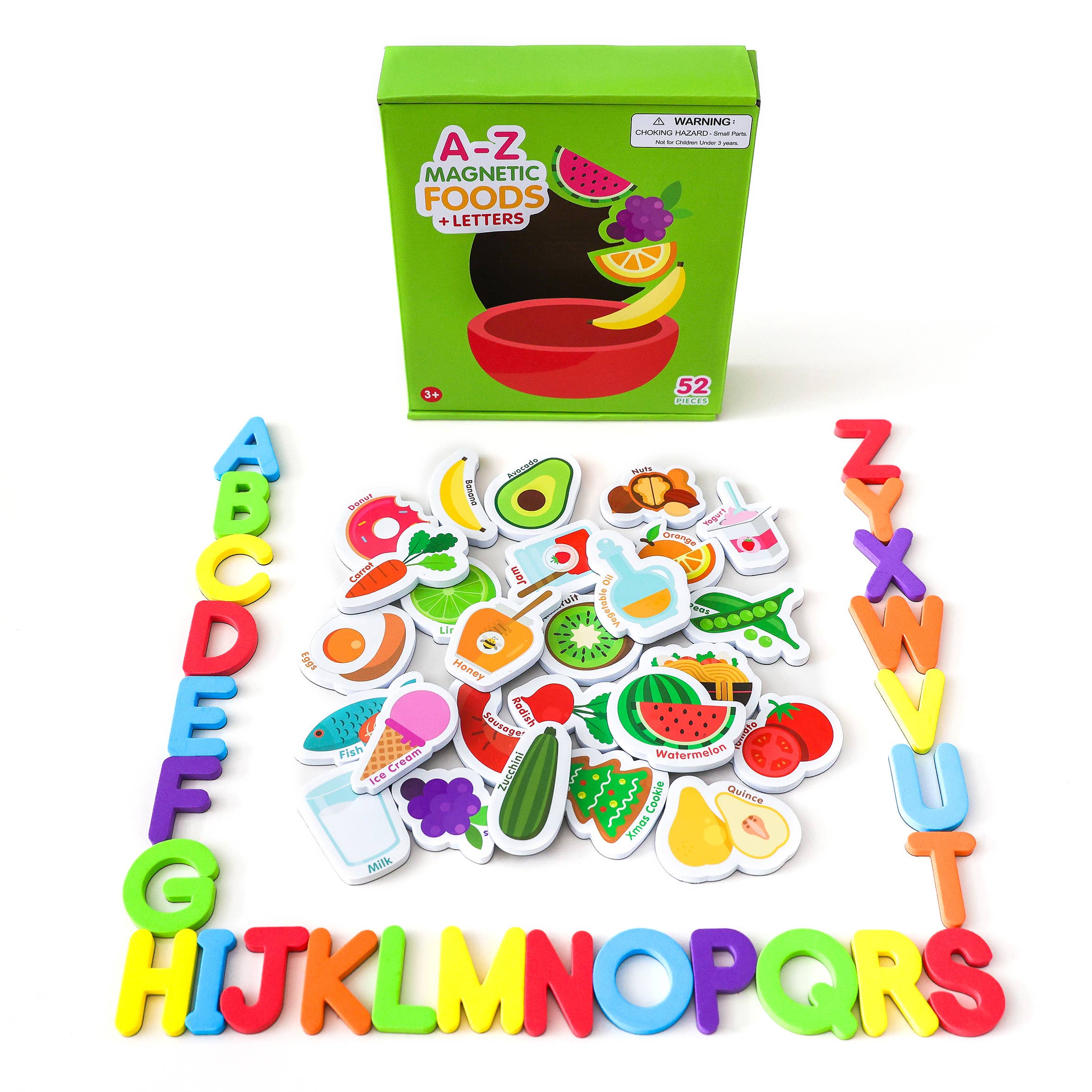 Curious Columbus | Magnetic Foods and Letters