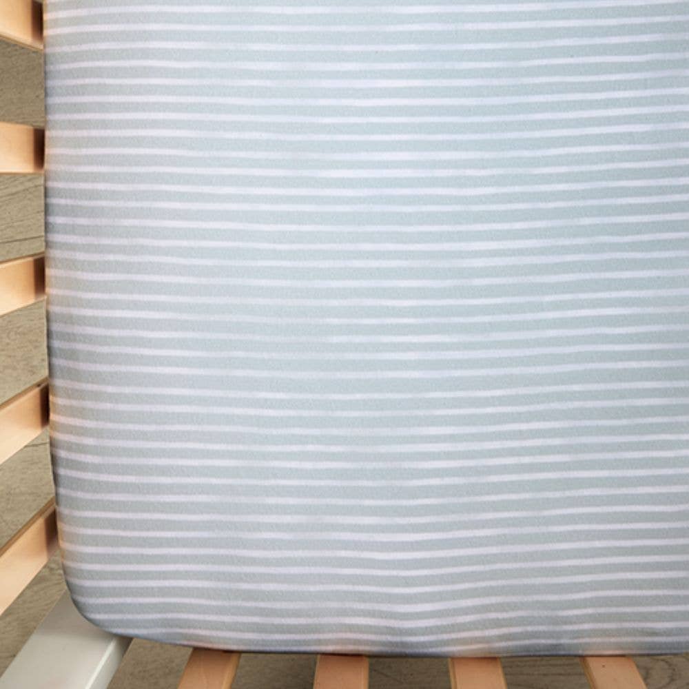 Living Textiles 2 Pack Organic Cot Fitted Sheet | Roam & Roar