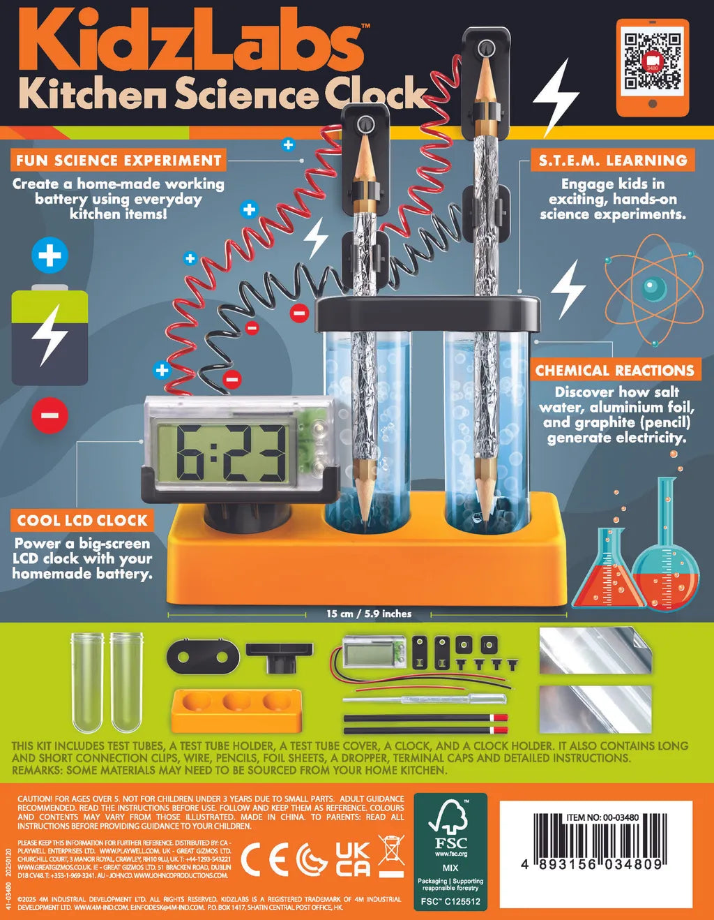 4M KidzRobotix | Kitchen Science Clock