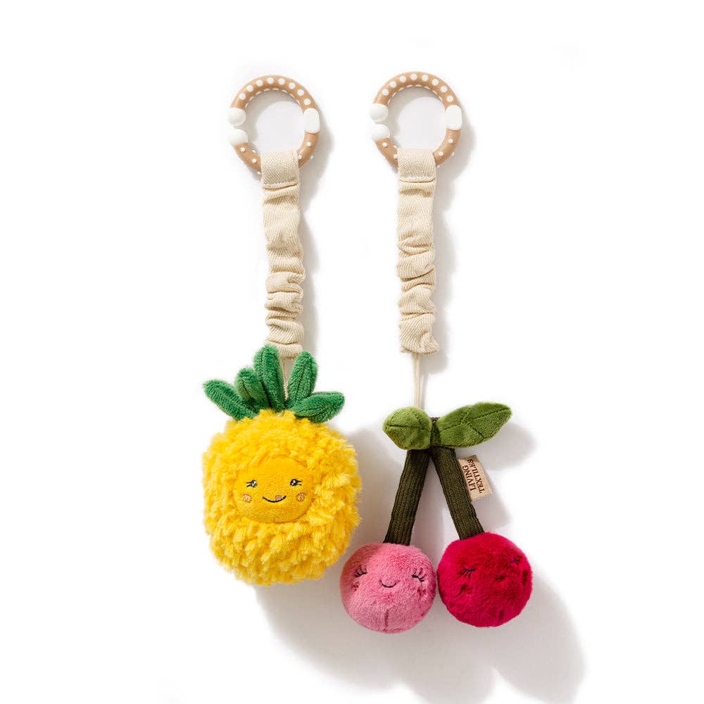 Living Textiles Mini Market Brunch Stroller Toys Pineapple & Cherries