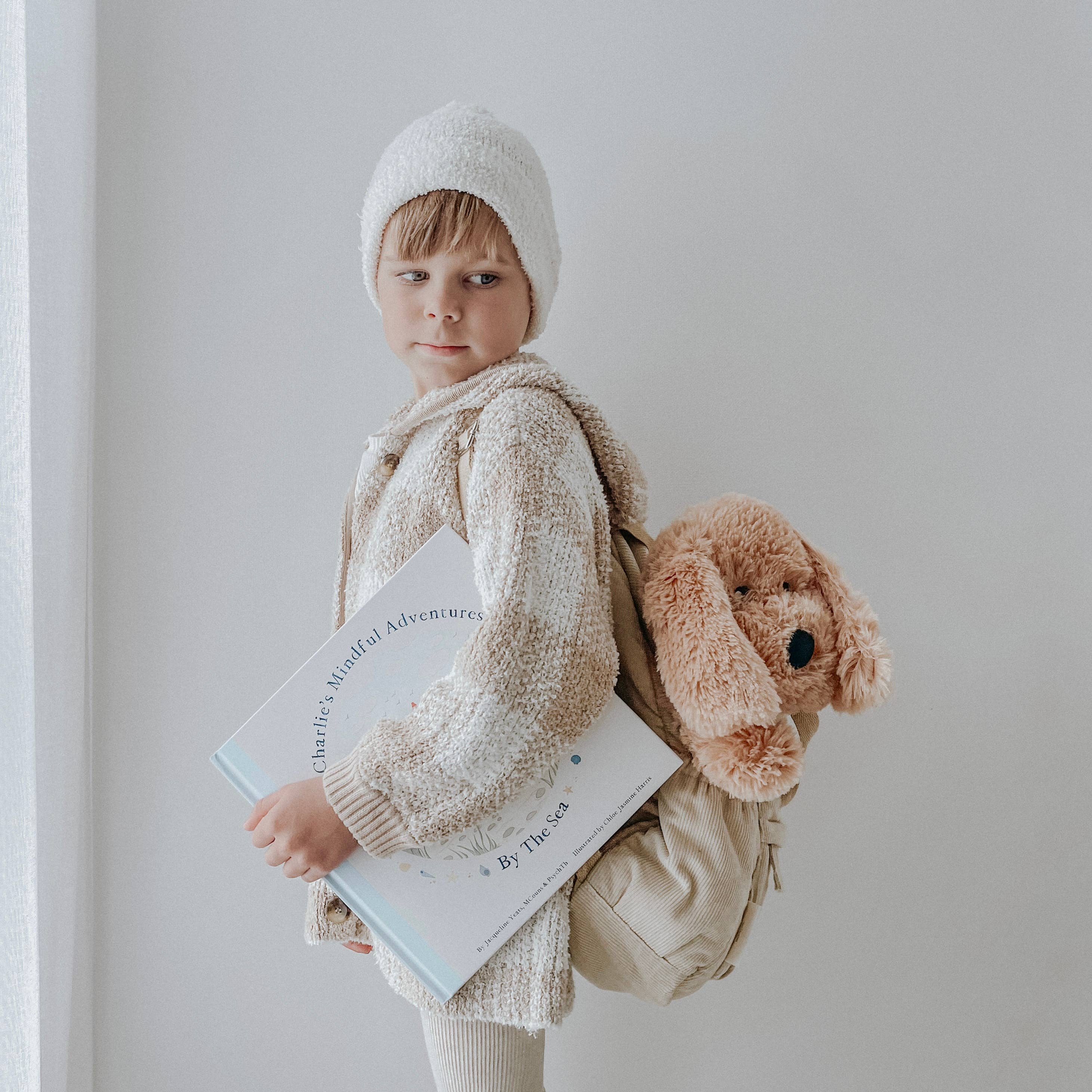 Mindful and Co Kids - Weighted Puppy for Kids Anxiety & Sleep,Sensory Calming Tool