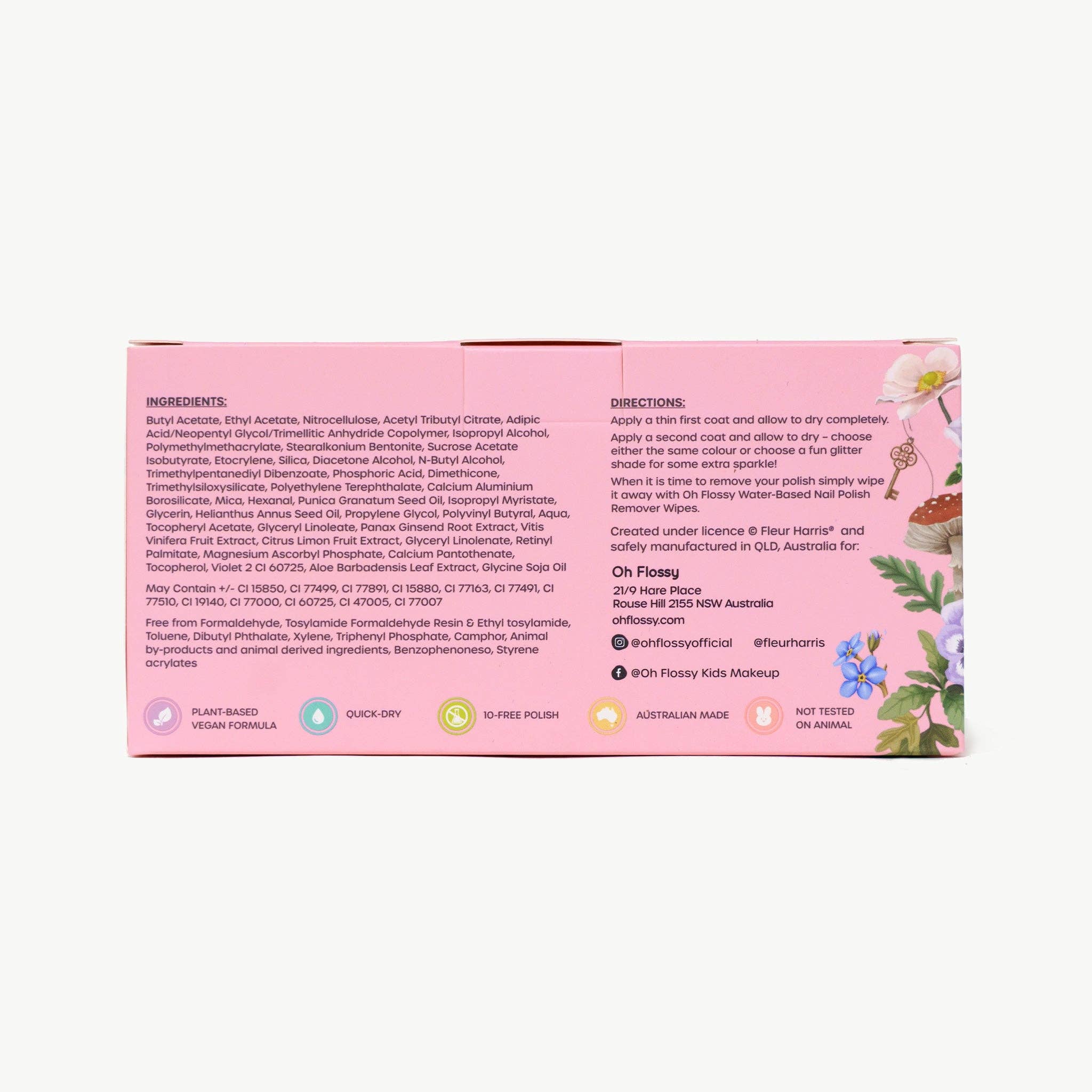 Oh Flossy | X Fleur Harris | Garden of Dreams Collection Nail Polish Set