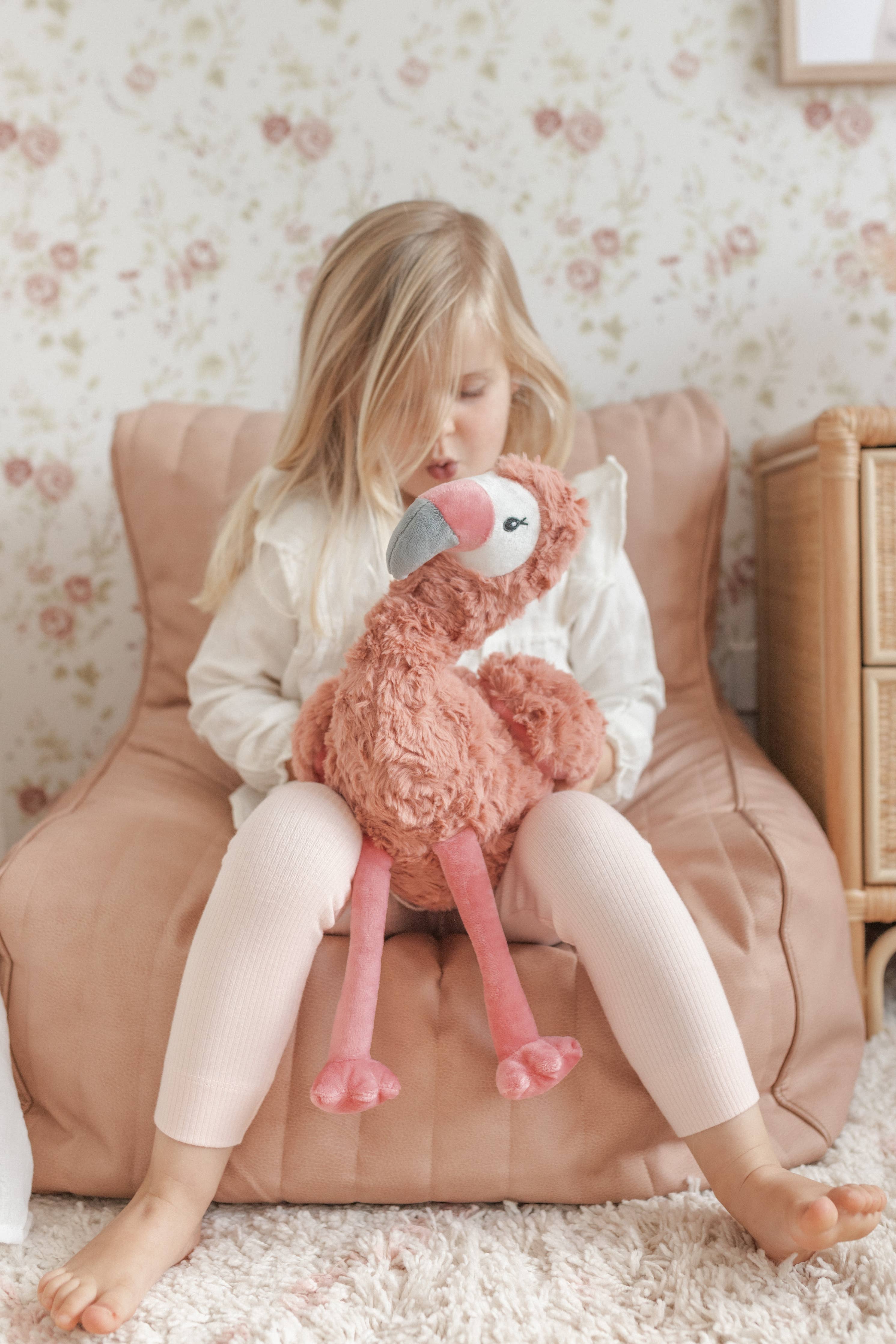 Mindful and Co Kids - Francesca The Flamingo – Weighted Sensory Toy for Kids