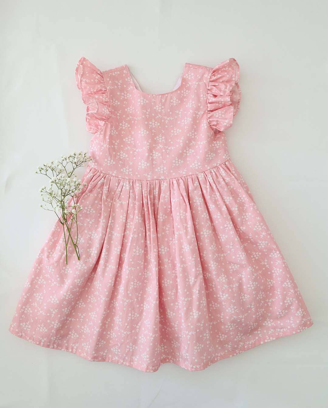 Maman | Girl Alice Blossom Pink Two-way Dress