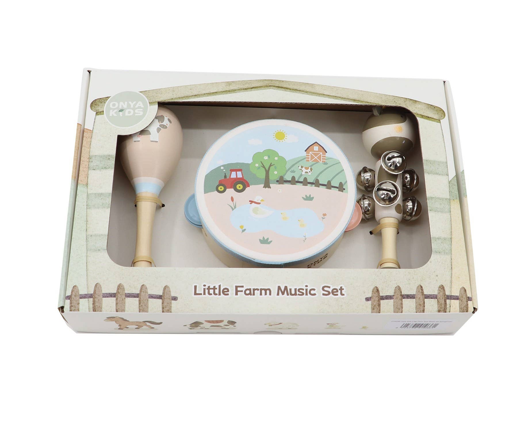 ToysLink - Onya Kids 3pcs Farm Music Set-Spring (Cow)