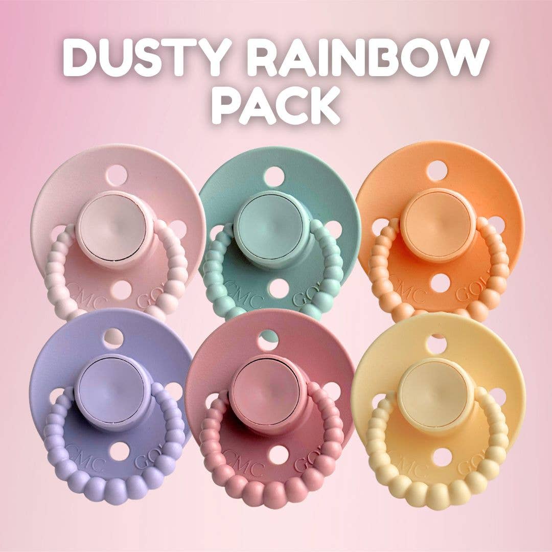 CMC Bubble Dummy Pre Packs (6 Pack) - Pastel Pack / Size 1 (NB-6m)