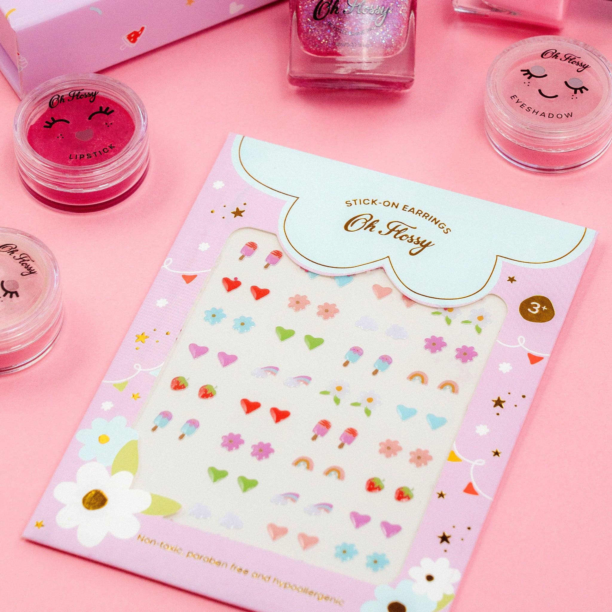 Oh Flossy Oh Flossy Kids Stick-On Earrings