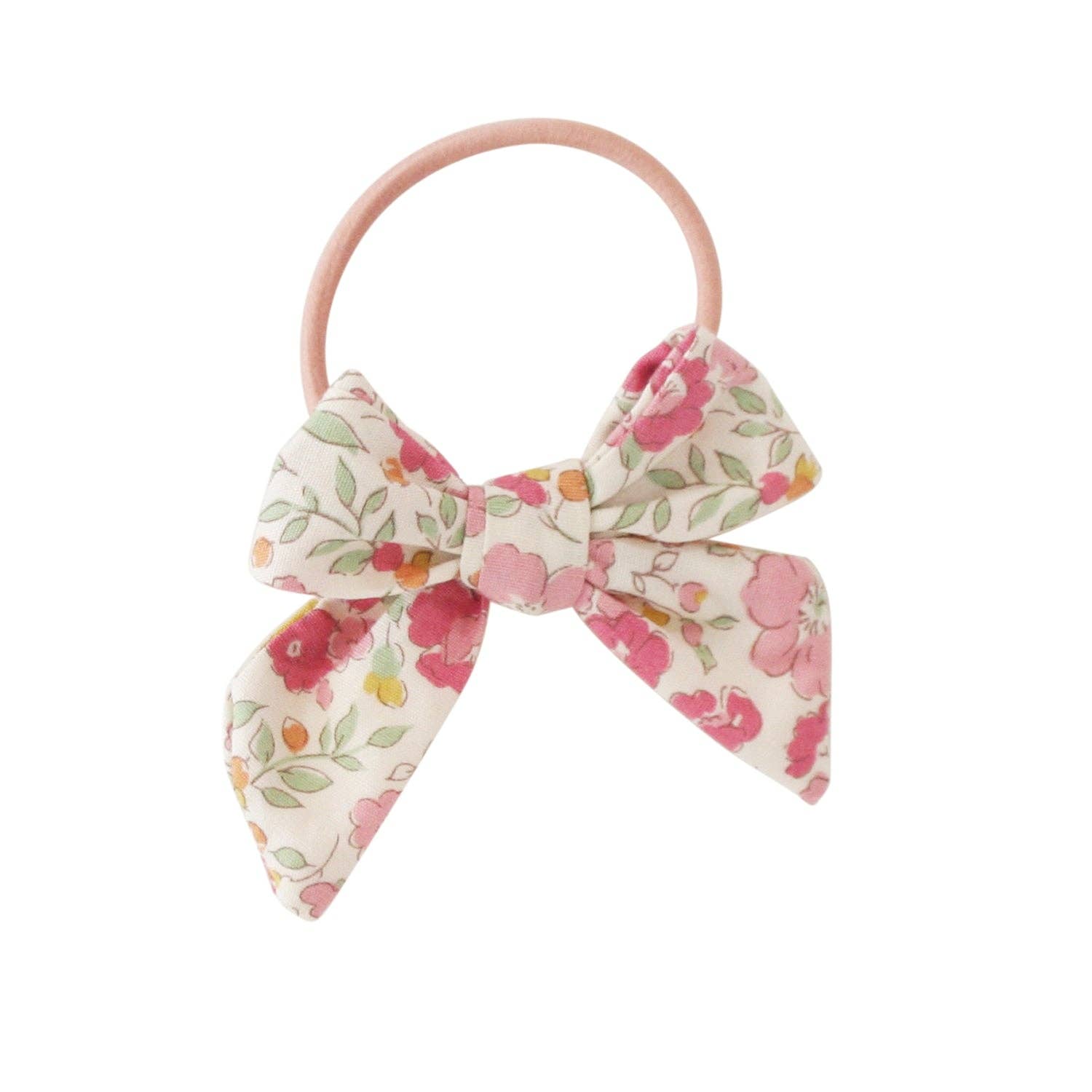 Alimrose Bow Hair Tie Set Rose Garden