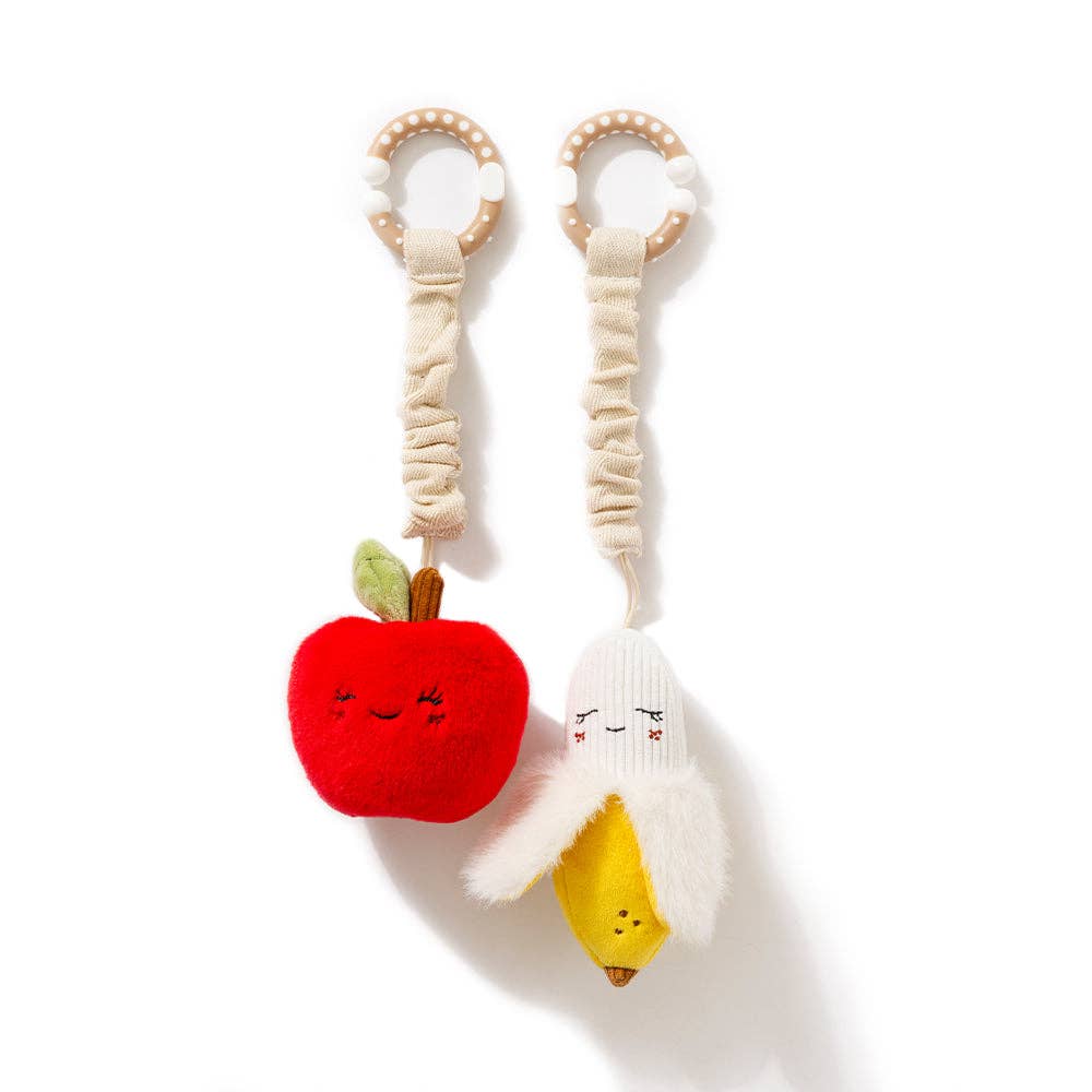 Living Textiles Mini Market Brunch Stroller Toys Apple & Banana