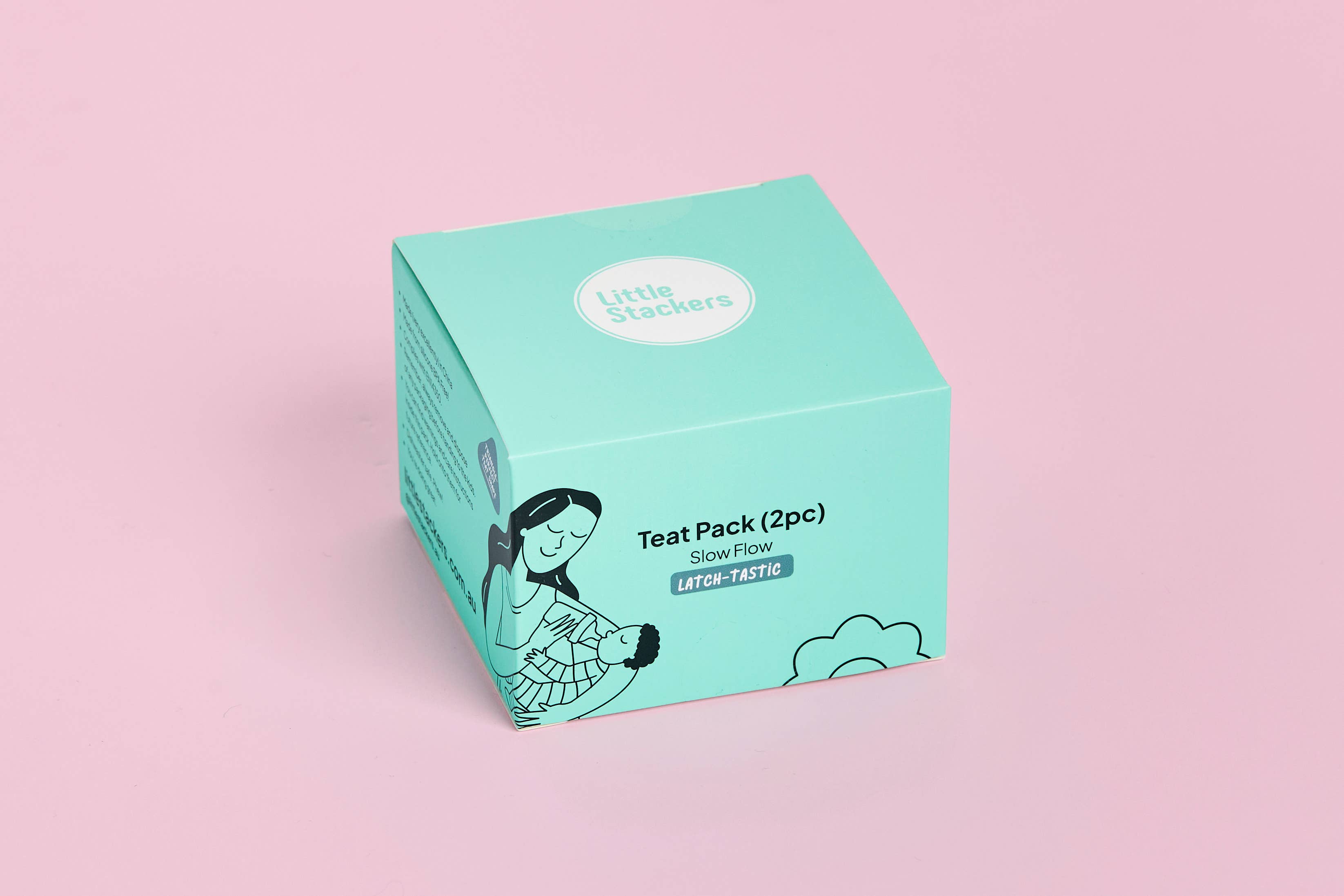 Little Stackers - Teat 2 Pack: Latchtastic - Slow