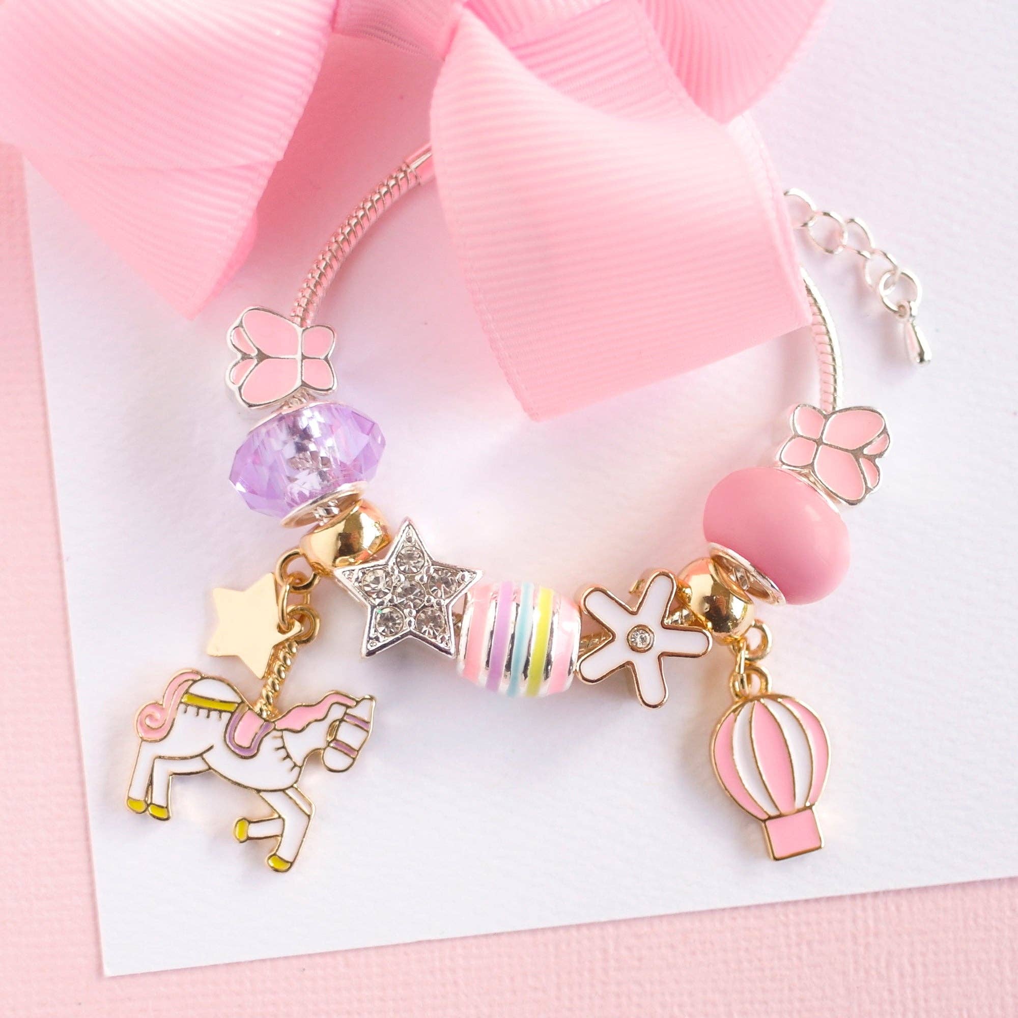 Lauren Hinkley | Unicorn Carousel Charm Bracelet