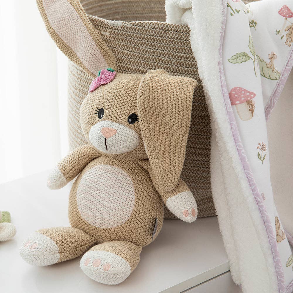 Living Textiles Jersey Sherpa Pram Blanket | Whimsical Wonderland