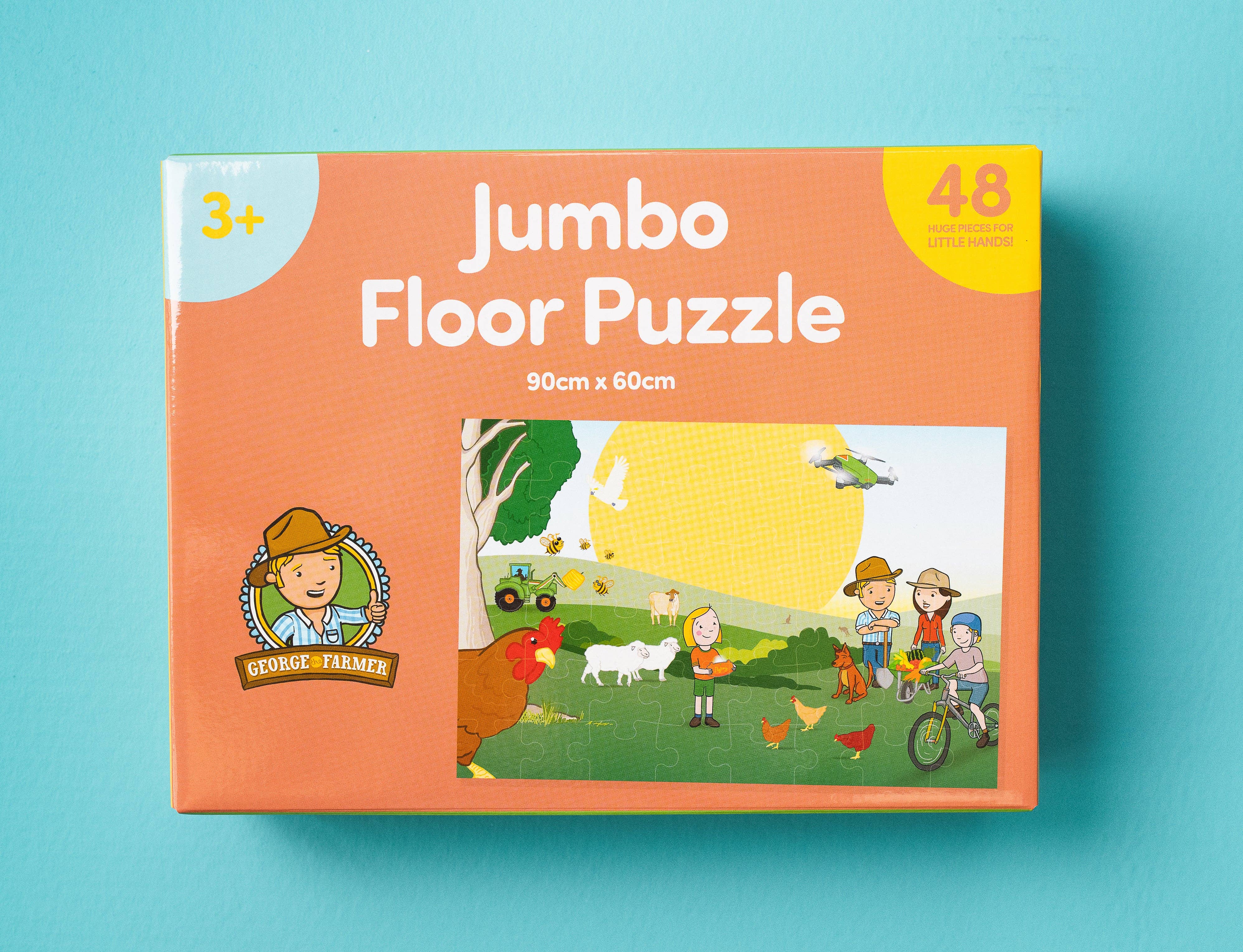 George the Farmer Jumbo Floor Puzzle