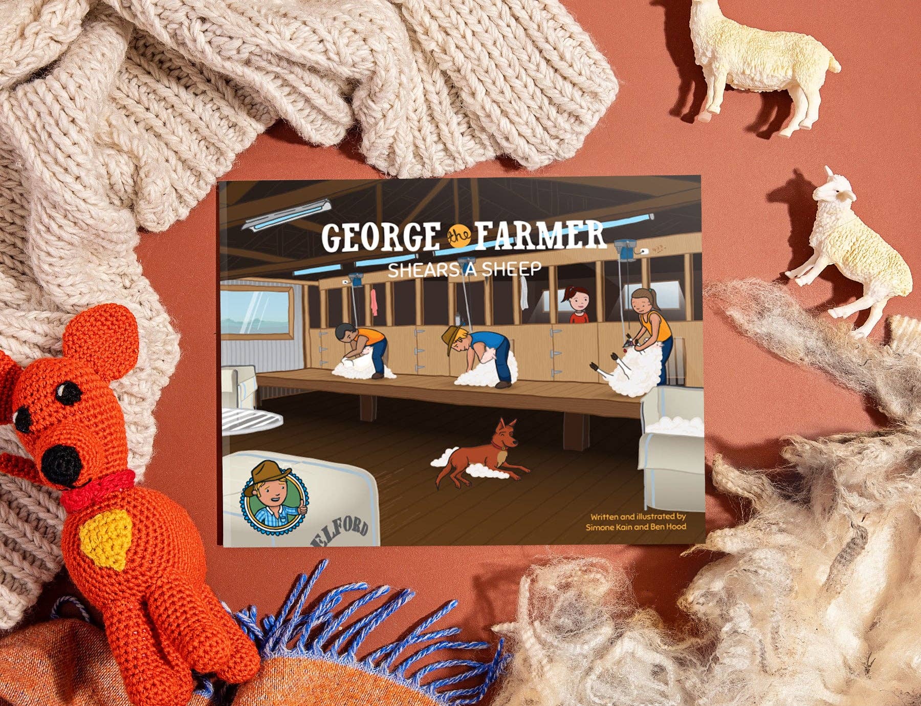 George the Farmer Shears a Sheep Picture Book