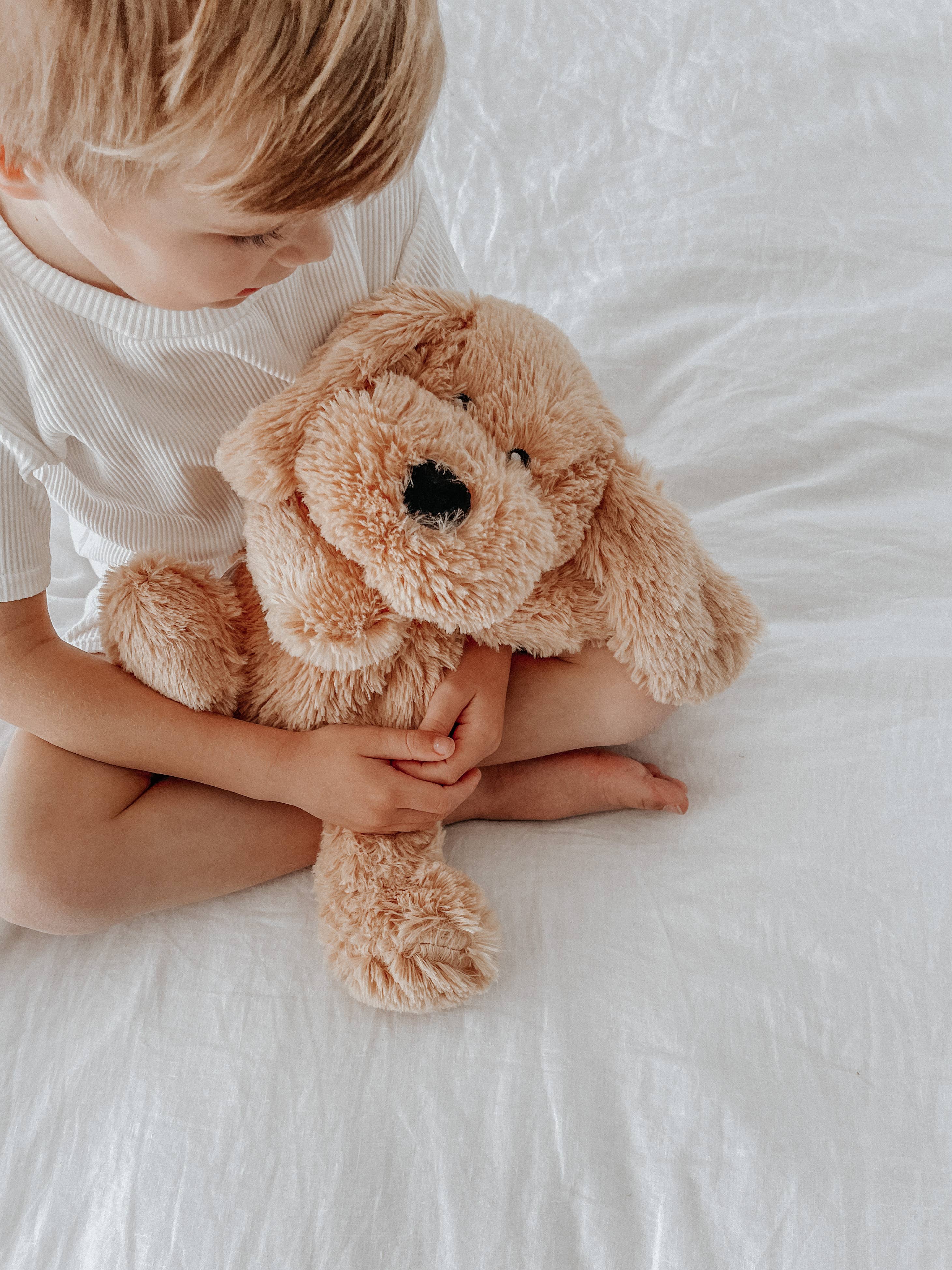 Mindful and Co Kids - Weighted Puppy for Kids Anxiety & Sleep,Sensory Calming Tool