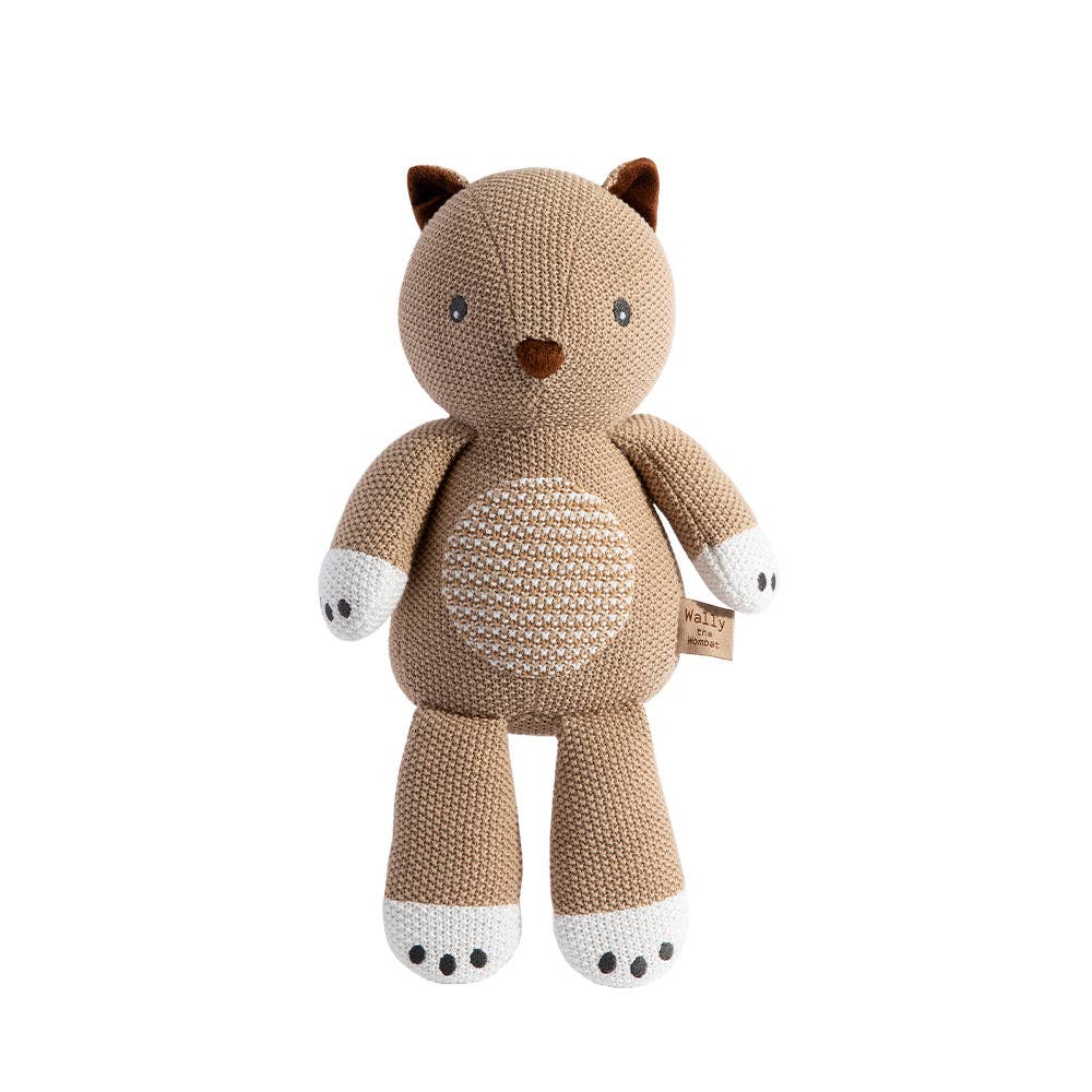 Living Textiles Knitted Toy | Wally the Wombat