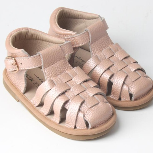 Little MeMe Designs Avery Sandal Blush Pink