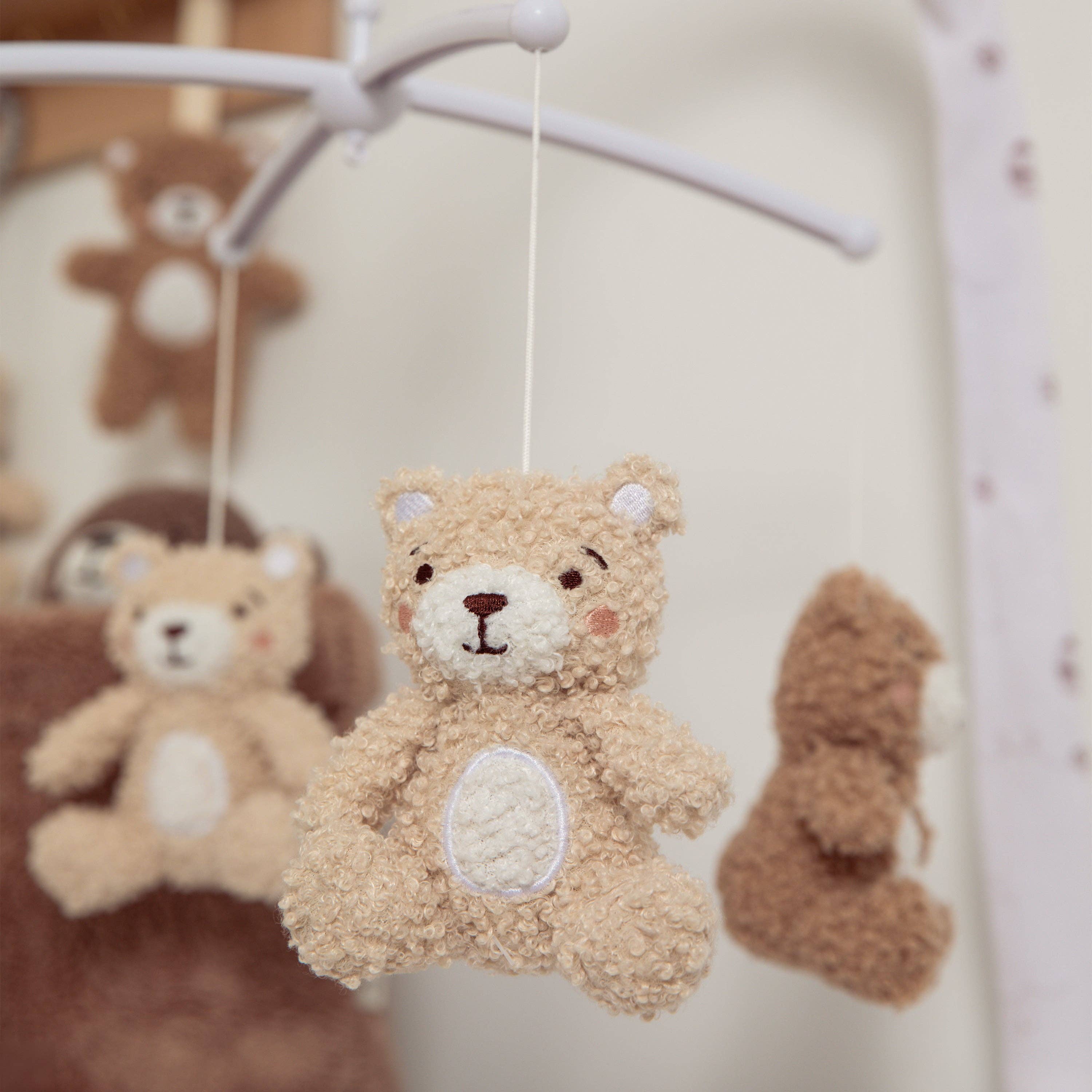 Living Textiles - Musical Mobile Set - Cuddly Bear