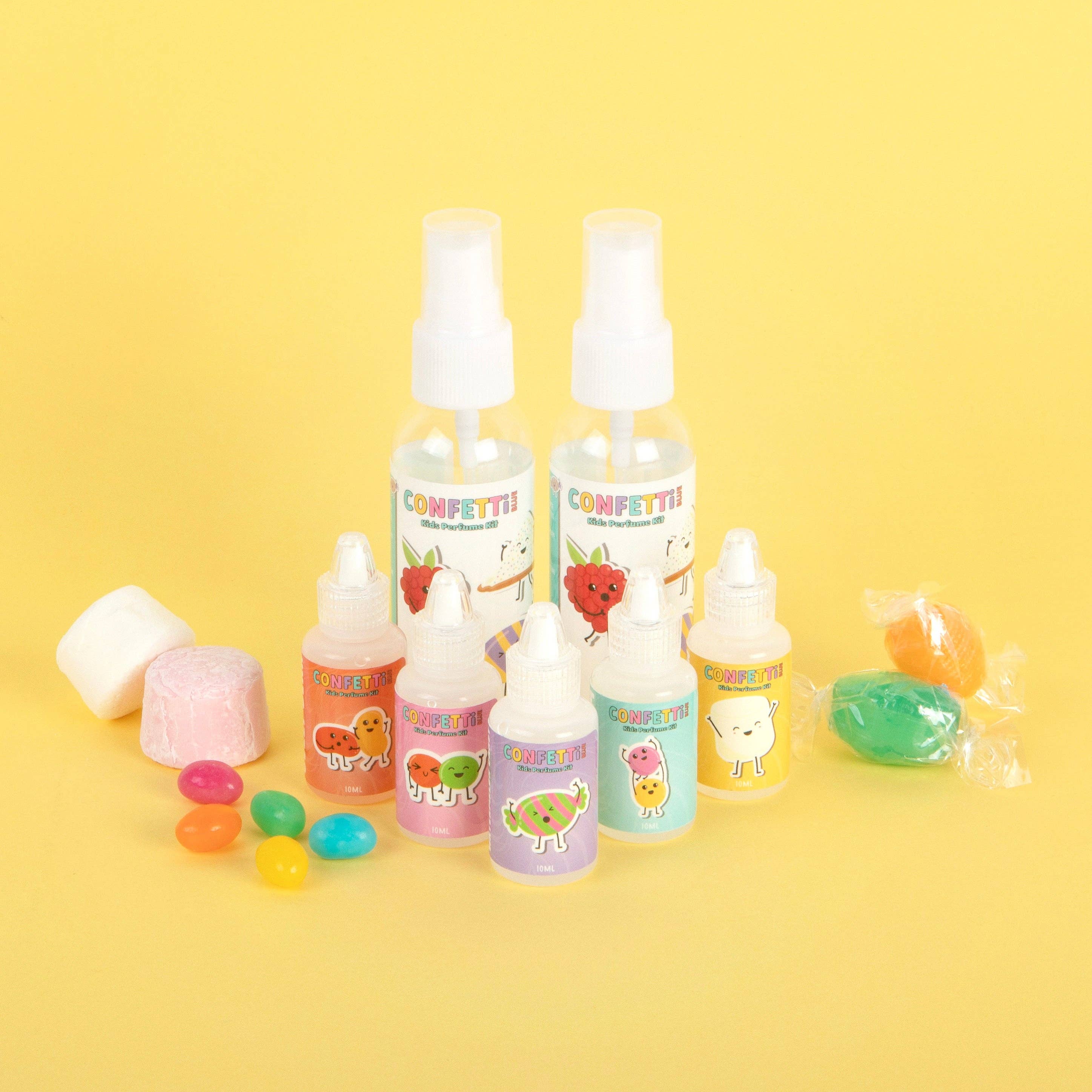 Confetti Blue - Candy Scented Perfume Making Kit