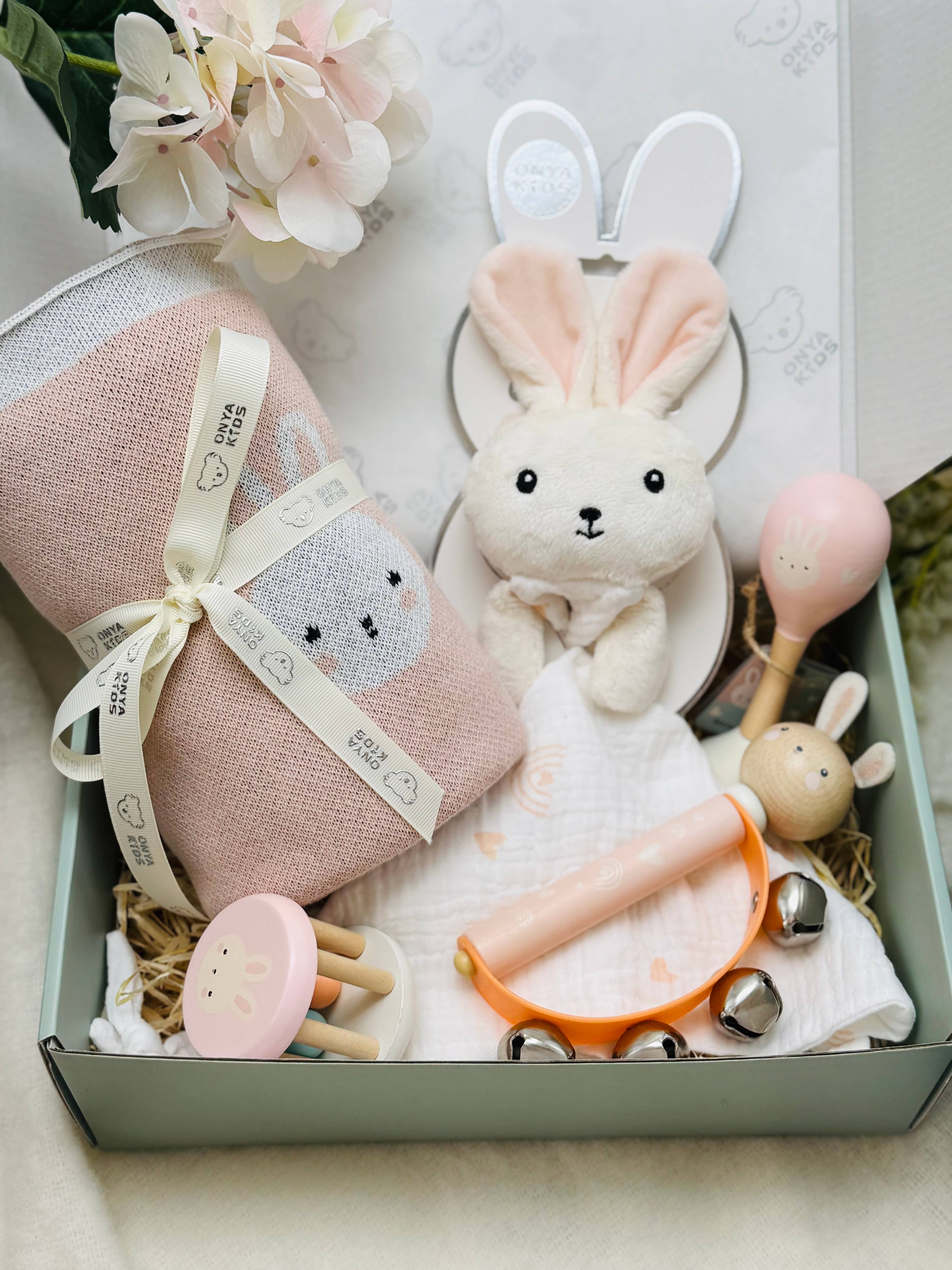ToysLink - Onya Kids Cotton Knitted Blanket - Bunny