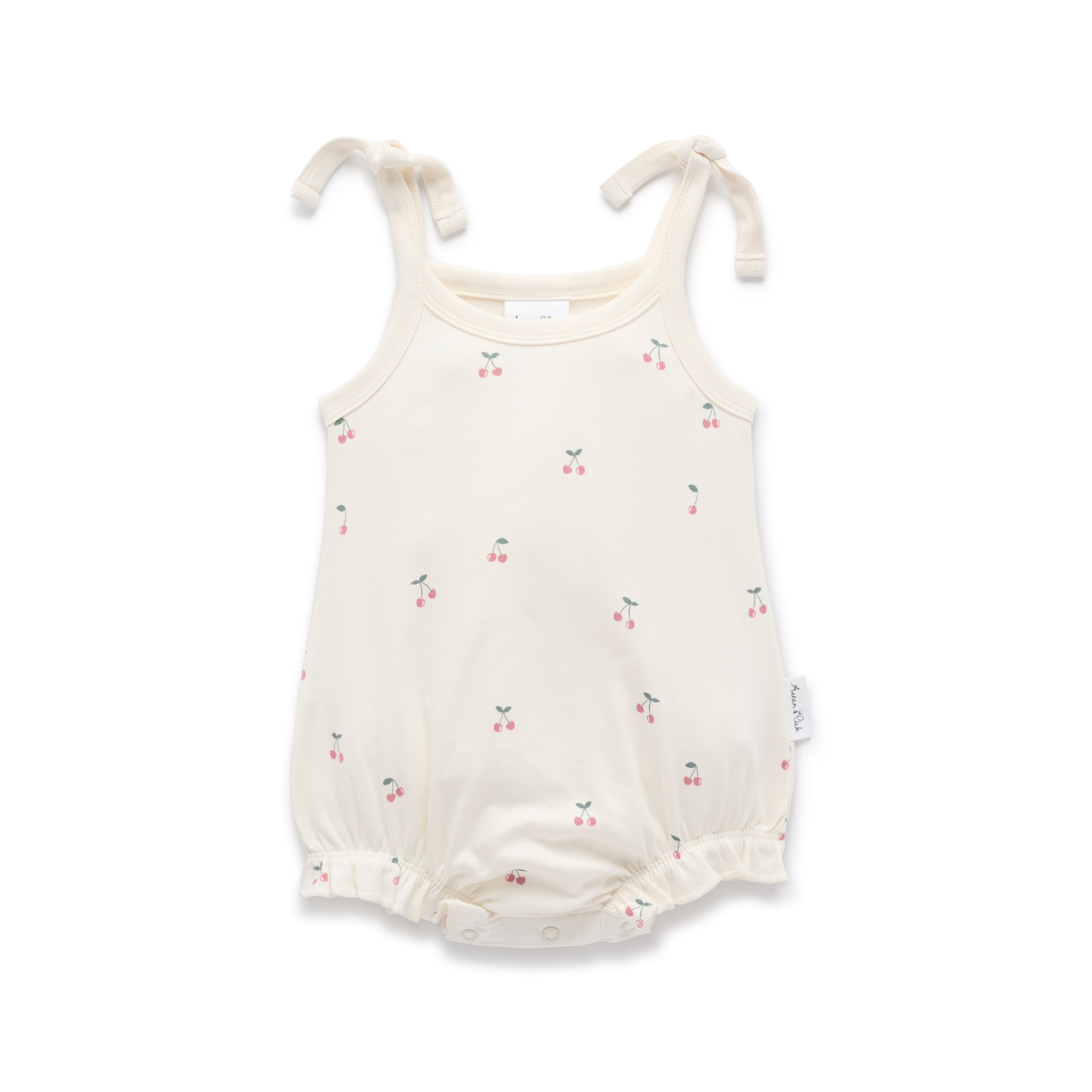 Aster & Oak Bubble Romper | Cherry