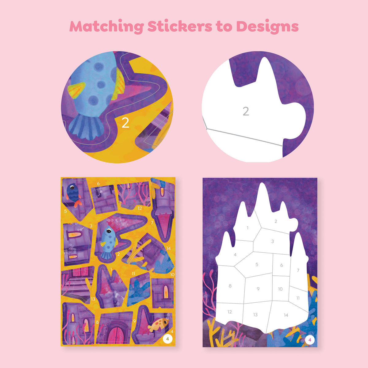 Tiger Tribe | Sticker By Numbers - Mermaid Friends