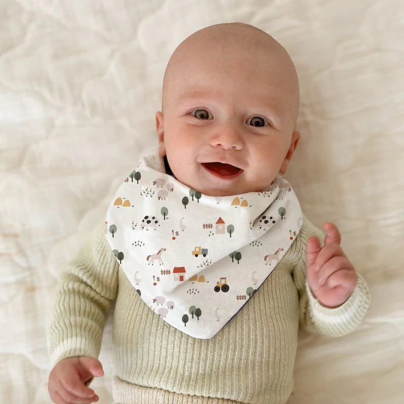 All4Ella | Bandana Bibs 2pk | Country Farm