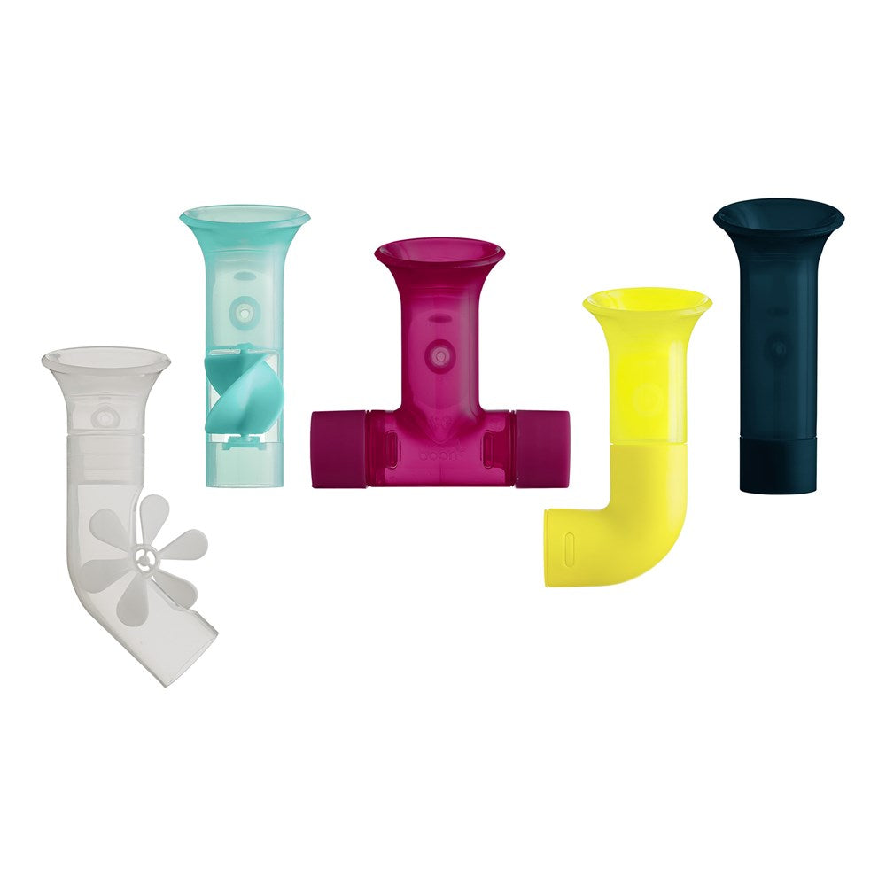 Boon PIPES Building Bath Toys Navy/Yellow