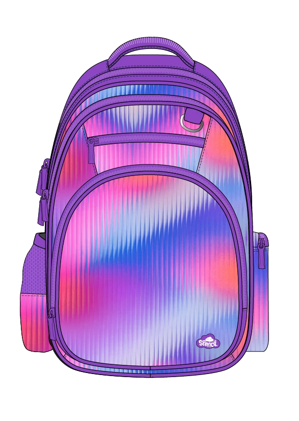Spencil Big Kids Backpack |Prism Pop