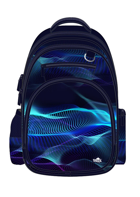 Spencil Big Kids Backpack |Sonic Riptide