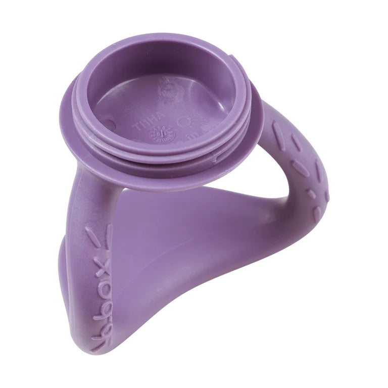 B.box Chill‑Fill teether in peony pink – BPA‑free silicone chew toy with cool‑touch inners and easy‑grip rings