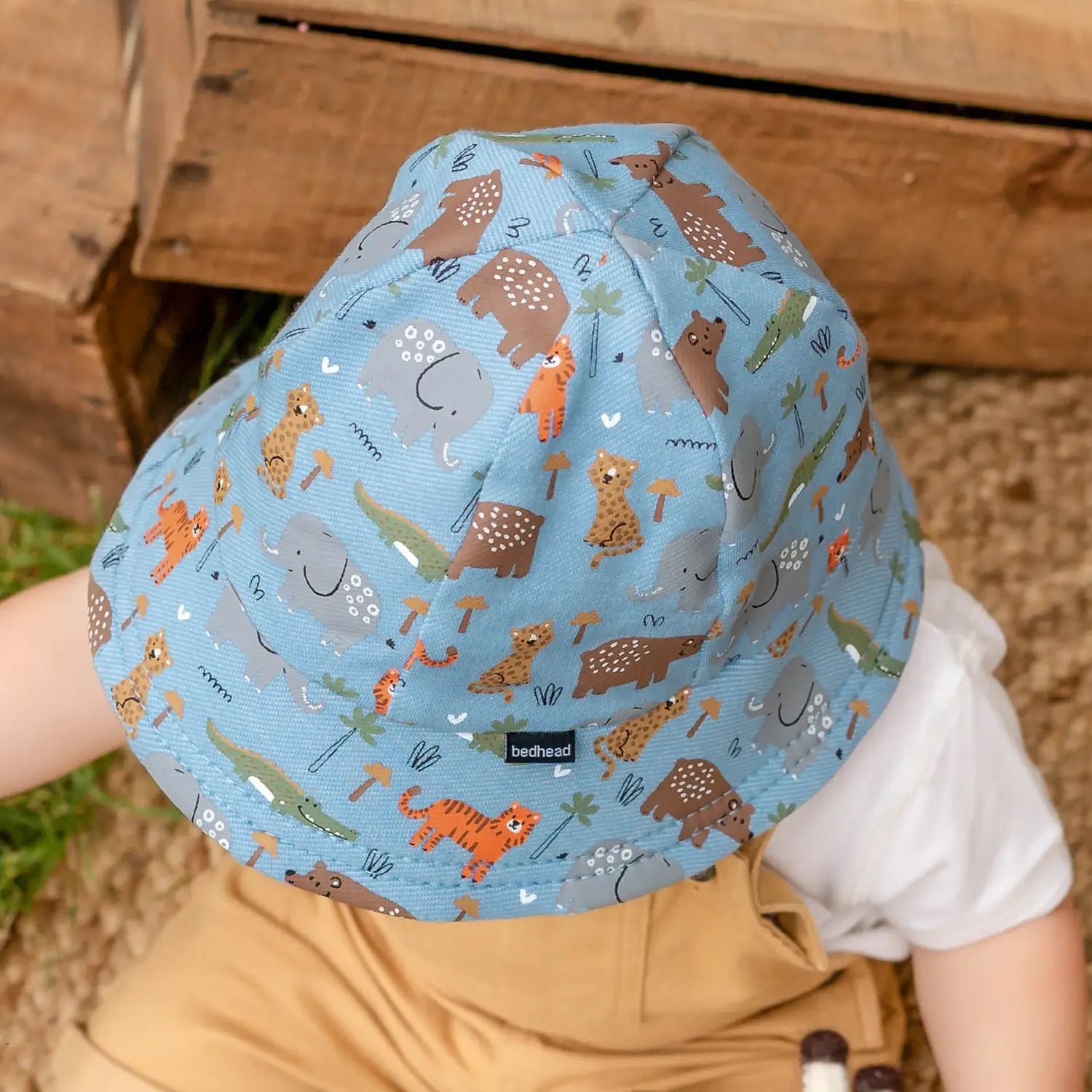 Bedhead Toddler Bucket Sun Hat | Safari