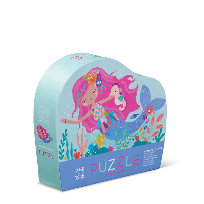 Crocodile Creek Mini Puzzle Mermaid Dreams 12 piece