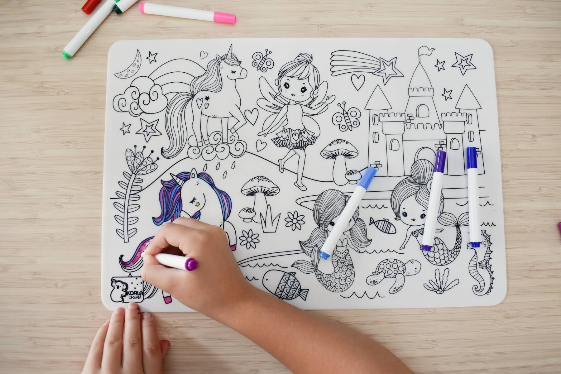Reusable Silicone Drawing Mat | Enchanted Kingdom