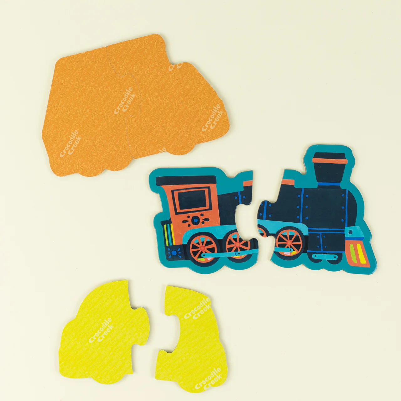 Crocodile Creek Let's Begin Puzzle 2pc | Vehicles
