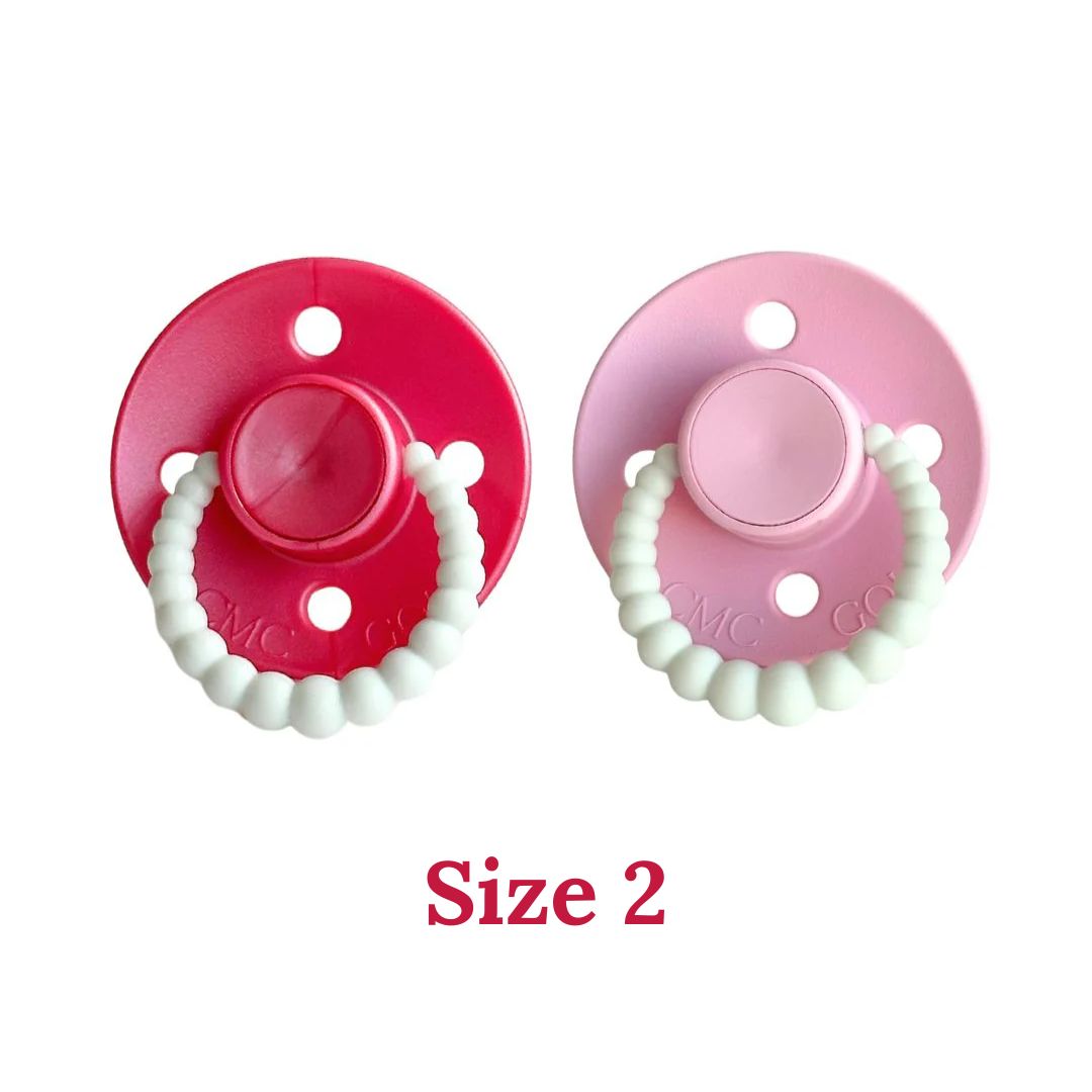 CMC 'Bubble' GLOW Dummies Pearl Ruby + Baby Pink: Size 2