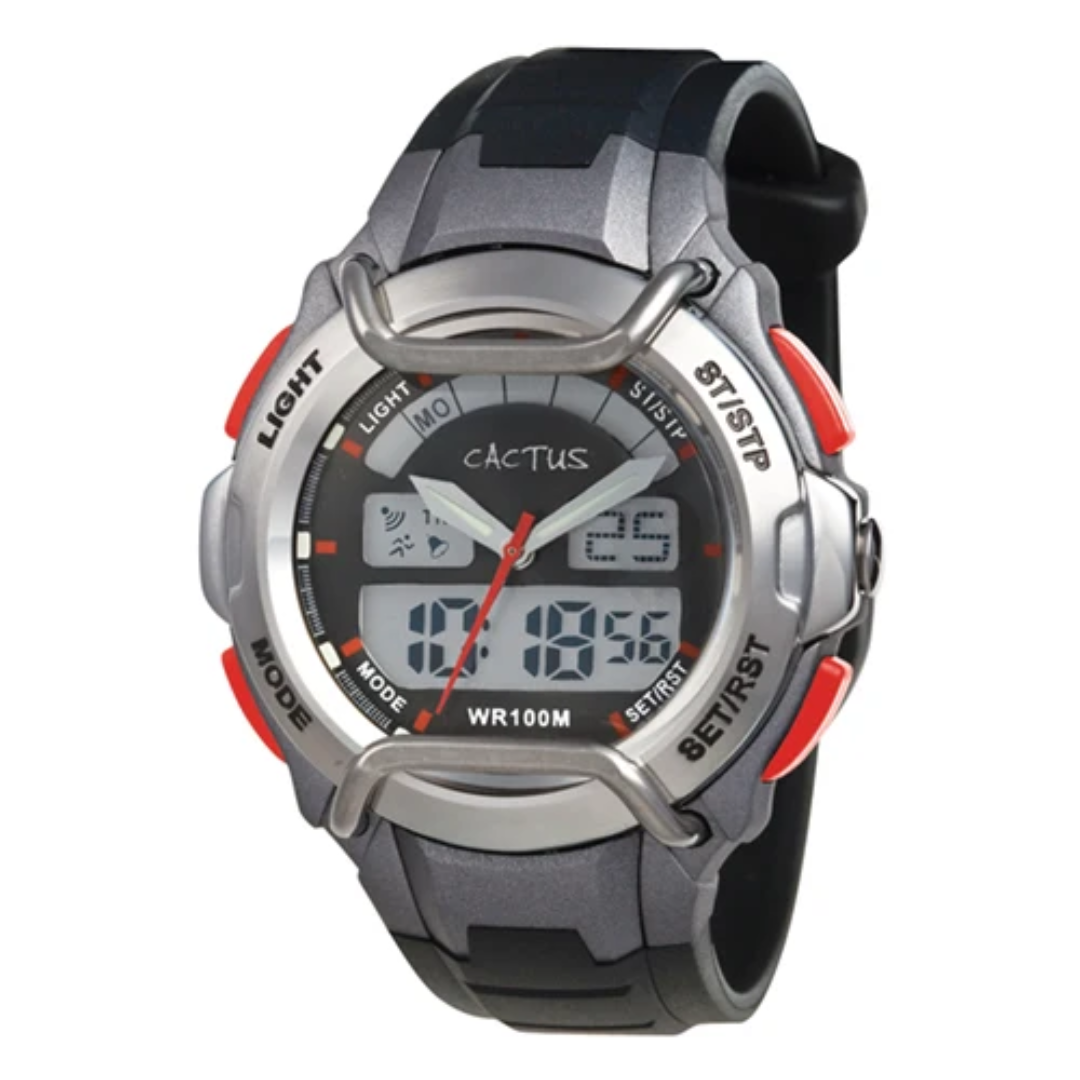 Cactus Watch | Challenger Kids AnaDigi Watch Black/Silver
