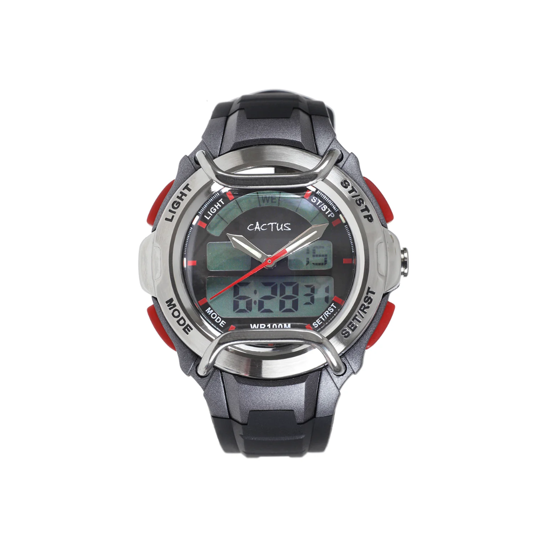 Cactus Watch | Challenger Kids AnaDigi Watch Black/Silver