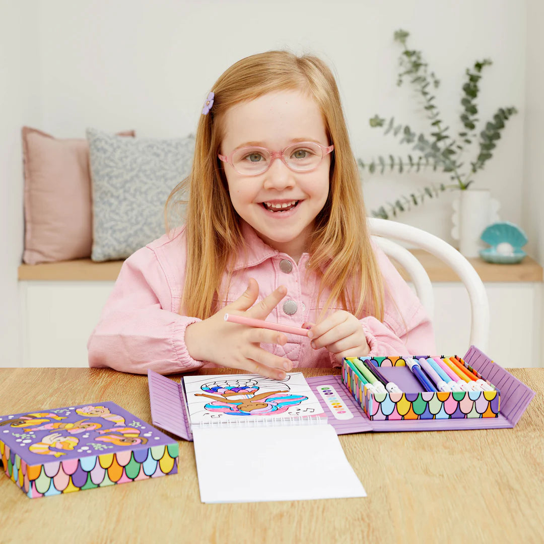 Tiger Tribe Colour By Numbers Mermaids & Friends