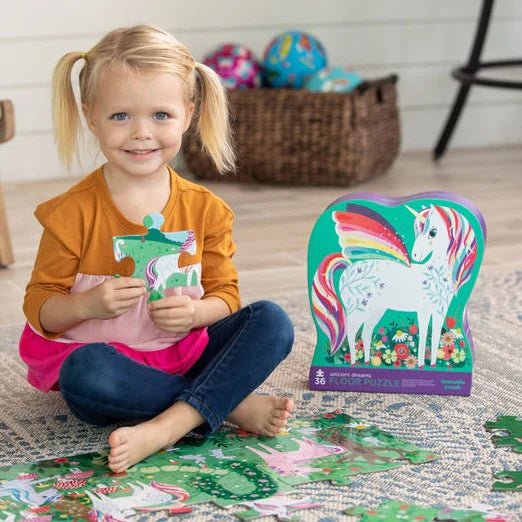 Crocodile Creek Classic Floor Puzzle Unicorn Dreams 36pc