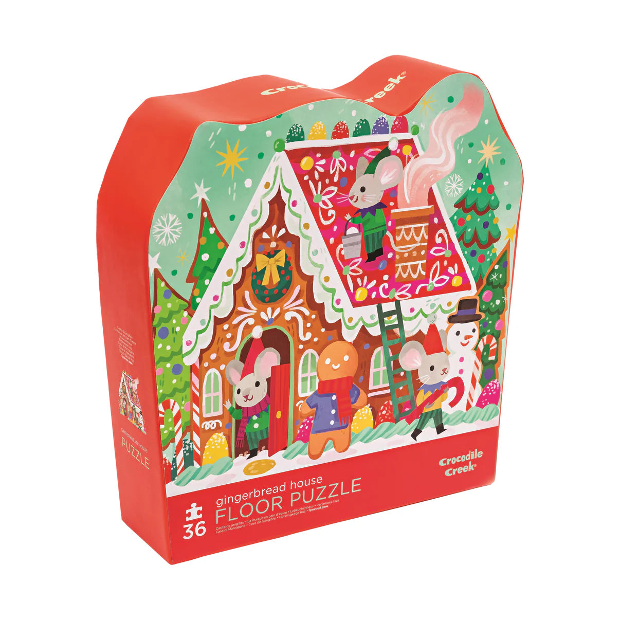 Crocodile Creek | Classic Floor Puzzle | Gingerbread House 36pc