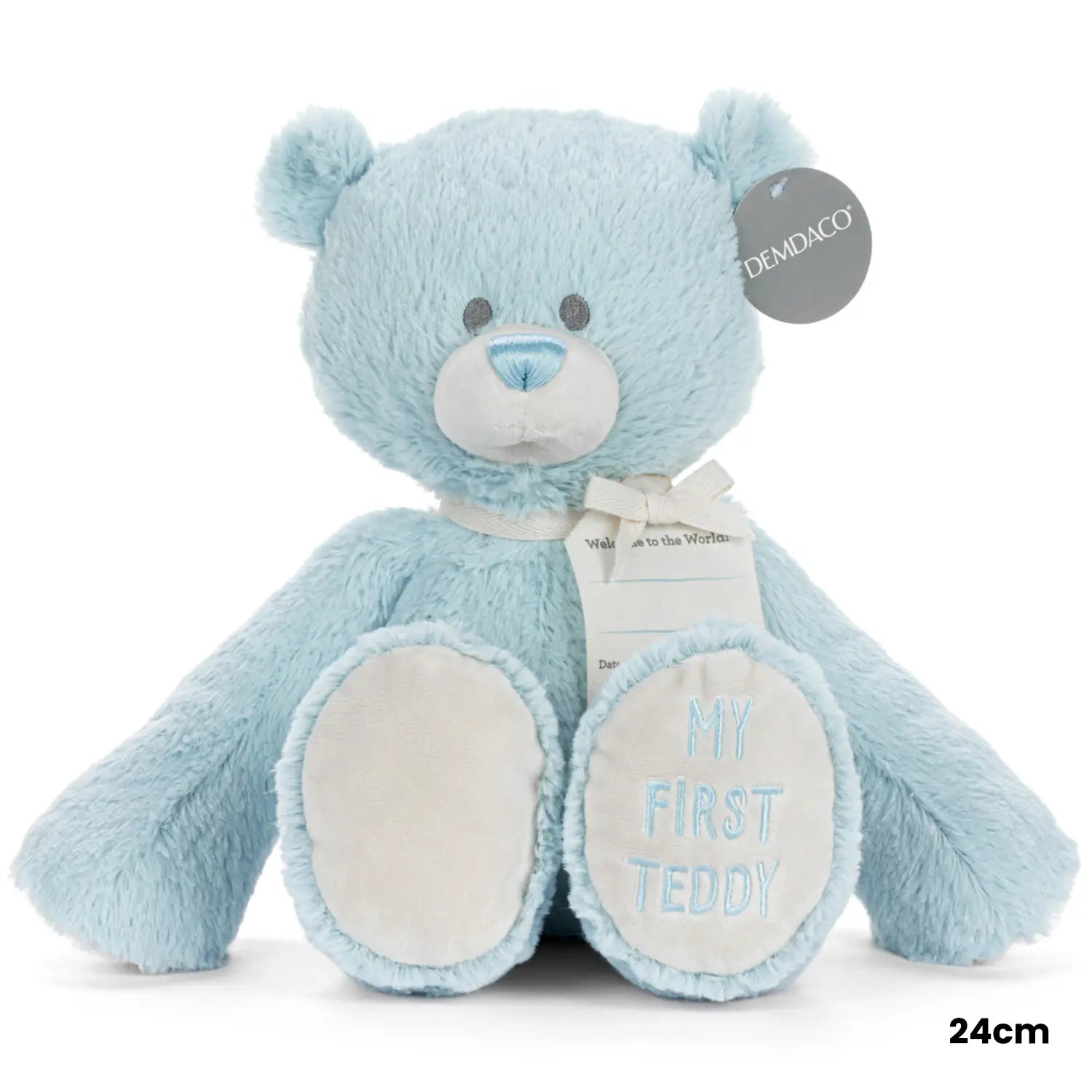 Demdaco | My First Teddy Blue 24cm
