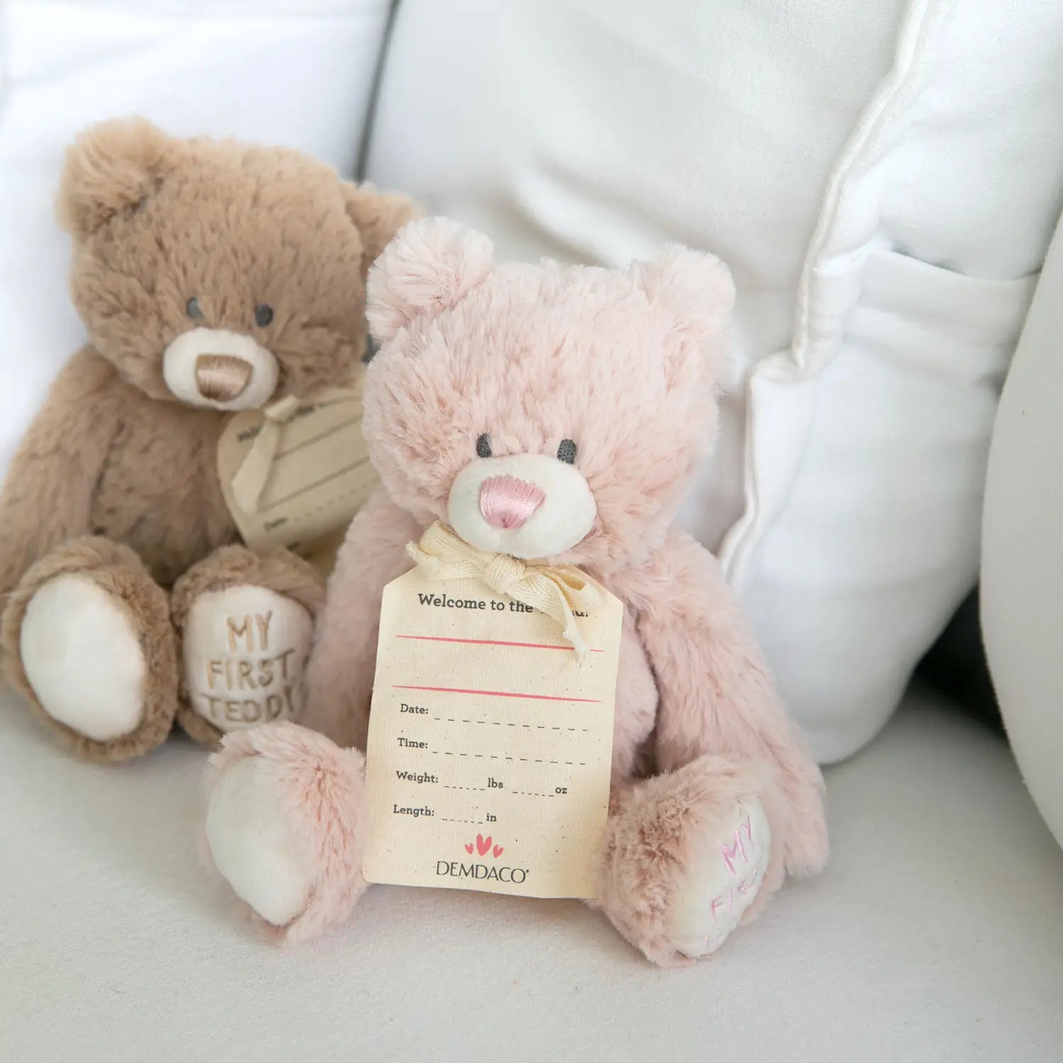 Demdaco | My First Teddy Pink 24cm