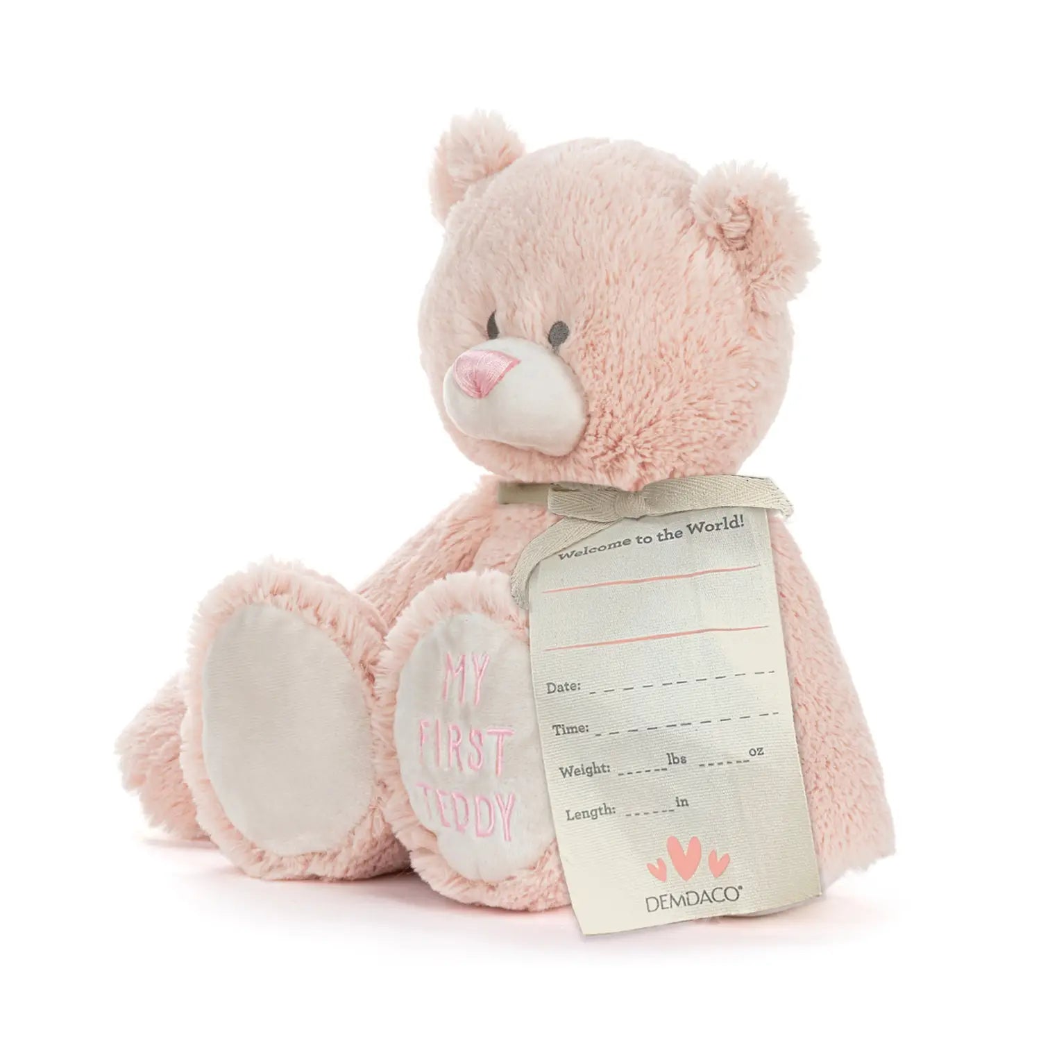 Demdaco | My First Teddy Pink 24cm